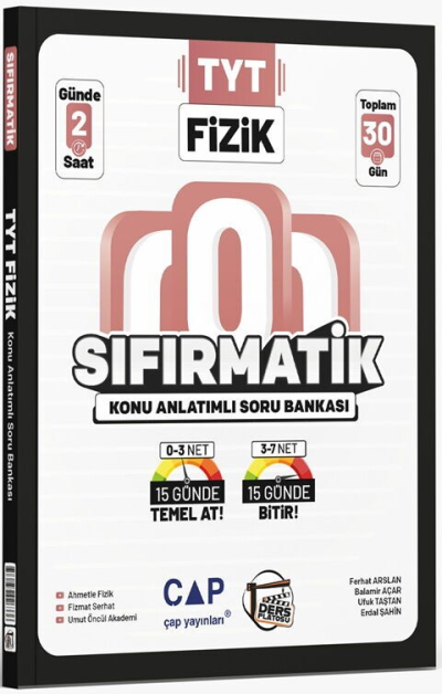 TYT Fizik Sıfırmatik Konu Anlatımlı Soru Bankası Ders Platosu Panda Fotokopi & Baskı Merkezi