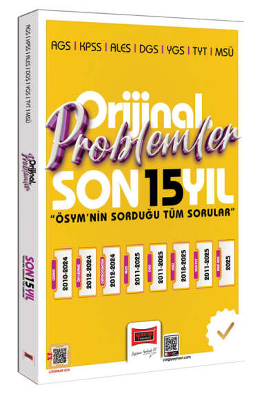 2026 KPSS AGS ALES DGS YGS TYT MSÜ Orijinal Problemler Son 15 Yıl Çıkmış Sorular Yargı Yayınları Panda Fotokopi & Baskı Merkezi