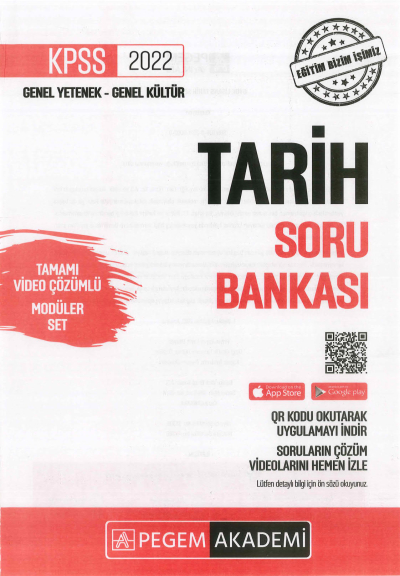 TARİH SORU BANKASI ÇÖZÜMLÜ SORU BANKASI MODÜLER SET Panda Fotokopi & Baskı Merkezi