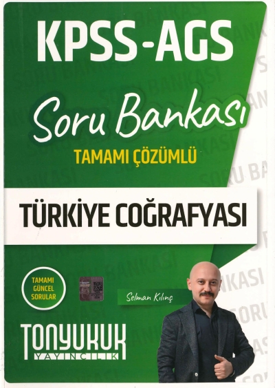 2026 KPSS AGS Türkiye Coğrafyası Tamamı Çözümlü Soru Bankası Tonyukuk Yayıncılık Panda Fotokopi & Baskı Merkezi