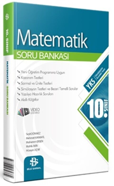 10. Sınıf Matematik Soru Bankası Video Çözümlü Bilgi Sarmal Yayınları Panda Fotokopi & Baskı Merkezi