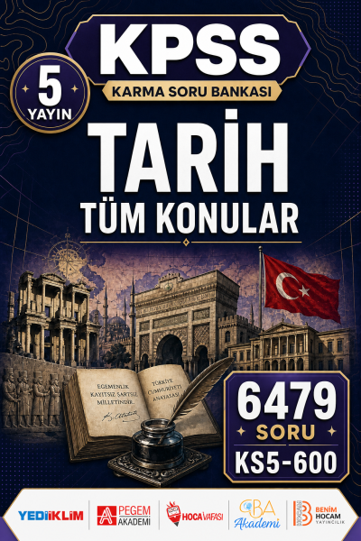 TARİH TÜM KONULAR 5 Yayın 6479 Soru Panda Fotokopi & Baskı Merkezi