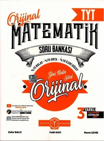 ORJİNAL TYT MATEMATİK SORU BANKASI Panda Fotokopi & Baskı Merkezi
