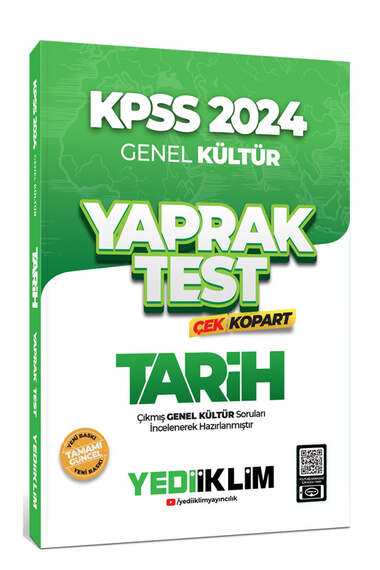 2024 KPSS Tarih Yaprak Test Çek Kopart Panda Fotokopi & Baskı Merkezi