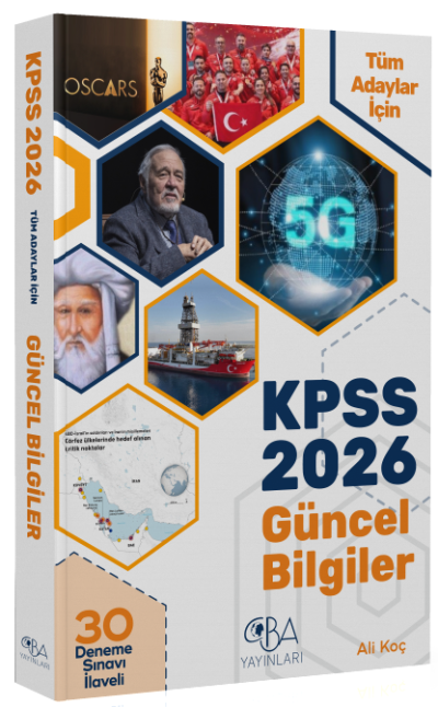 2026 KPSS Güncel Bilgiler Konu Anlatımı (30 Deneme İlaveli) CBA Yayınları Panda Fotokopi & Baskı Merkezi