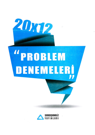 20X12 PROBLEM DENEMELERİ 2021 Panda Fotokopi & Baskı Merkezi