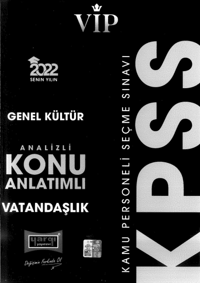 2022 VİP KPSS GY GK VATANDAŞLIK KONU ANLATIMI Panda Fotokopi & Baskı Merkezi
