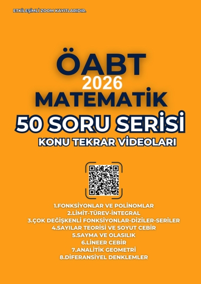 BilgeMatics Hüseyin Hoca ÖABT Matematik 50 Soru Serisi Panda Fotokopi & Baskı Merkezi