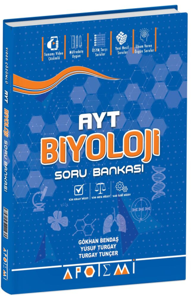AYT Biyoloji Soru Bankası Apotemi Yayınları Panda Fotokopi & Baskı Merkezi