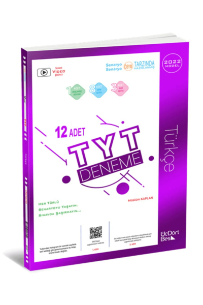 TYT - Türkçe 12 Deneme Panda Fotokopi & Baskı Merkezi