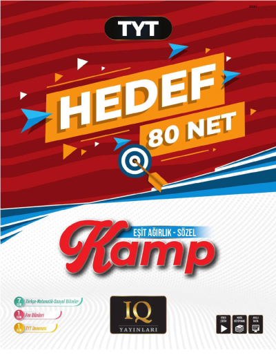 TYT Hedef 80 Eşit Ağırlık Sözel Kamp IQ Yayınları Panda Fotokopi & Baskı Merkezi