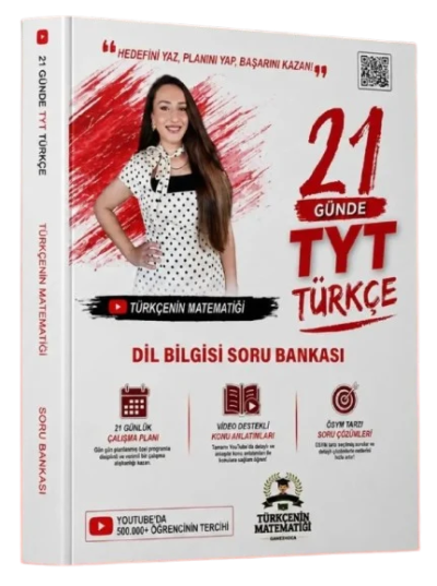 Türkçenin Matematiği TYT 21 Günde Türkçe Dil Bilgisi Soru Bankası Gamze Özdin Türkçenin Matematiği Yayınları Panda Fotokopi & Baskı Merkezi