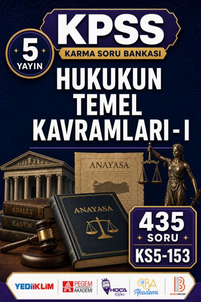 Hukukun Temel Kavramları - I 5 Yayın 435 Soru Panda Fotokopi & Baskı Merkezi