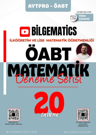 ÖABT Matematik Deneme Serisi 20 Deneme Bilgematics Hüseyin Hoca Panda Fotokopi & Baskı Merkezi