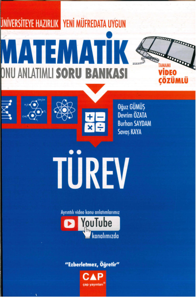 MATEMATİK TÜREV KONU ANLATIMLI SORU BANKASI Panda Fotokopi & Baskı Merkezi
