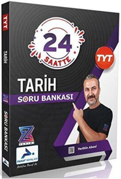 TYT Tarih 24 Saatte Soru Bankası PRF Paraf Yayınları Panda Fotokopi & Baskı Merkezi