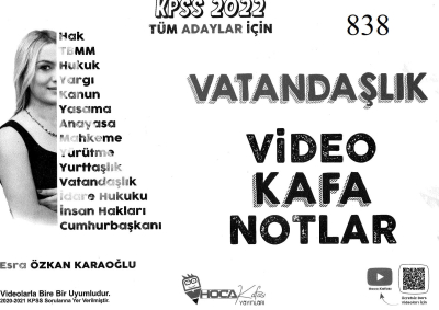 VATANDAŞLIK VİDEO KAFA NOTLAR Panda Fotokopi & Baskı Merkezi