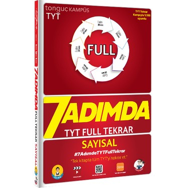 TYT Sayısal 7 Adımda Full Tekrar Soru Bankası Panda Fotokopi & Baskı Merkezi