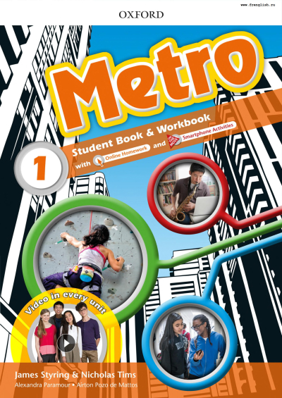 Metro 1 Student Book WoorkBook Panda Fotokopi & Baskı Merkezi