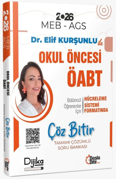 2026 ÖABT MEB-AGS Okul Öncesi Öğretmenliği Çöz Bitir Soru Bankası Çözümlü Dijika Yayınları Panda Fotokopi & Baskı Merkezi