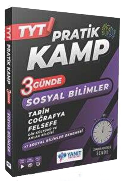 TYT Pratik Kamp 3 Günde Sosyal Bilimler Yanıt Yayınları Panda Fotokopi & Baskı Merkezi