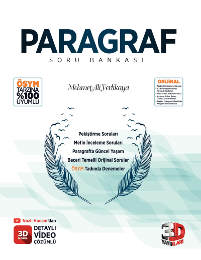 3D Paragraf Soru Bankası Panda Fotokopi & Baskı Merkezi