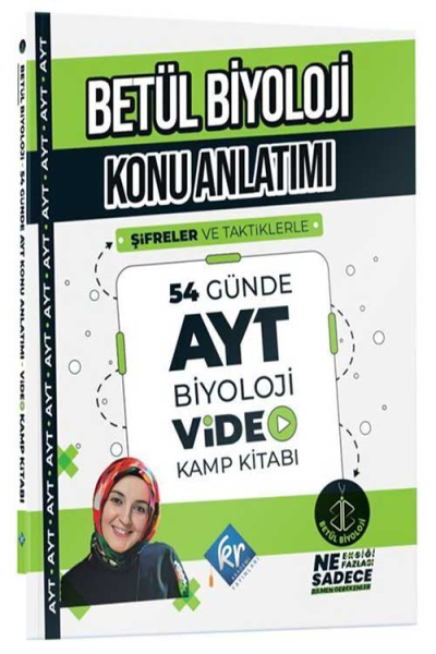 Betül Biyoloji Konu Anlatımı 54 Günde AYT Biyoloji Video Kamp Kitabı Panda Fotokopi & Baskı Merkezi