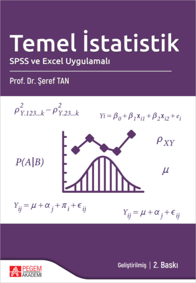Temel İstatistik SPSS ve Excel Uygulamalı 2. Baskı - Şeref Tan Pegem Akademi Yayıncılık Panda Fotokopi & Baskı Merkezi