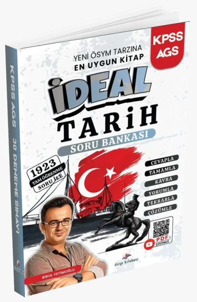 2026 KPSS MEB-AGS İdeal Tarih Soru Bankası Çözümlü - Birol Yetimoğlu Dizgi Kitap Yayınları