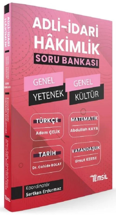 Temsil Adli İdari Hakimlik Genel Yetenek Genel Kültür Soru Bankası Temsil Kitap Yayınları Panda Fotokopi & Baskı Merkezi
