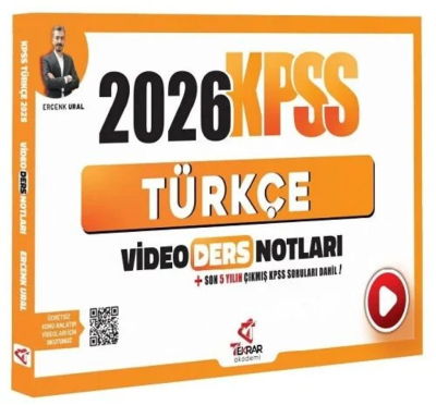 2026 KPSS Türkçe Video Ders Notları Tekrar Akademi Panda Fotokopi & Baskı Merkezi
