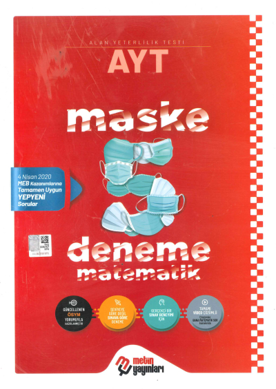 AYT Matematik Maske 5 Deneme Panda Fotokopi & Baskı Merkezi