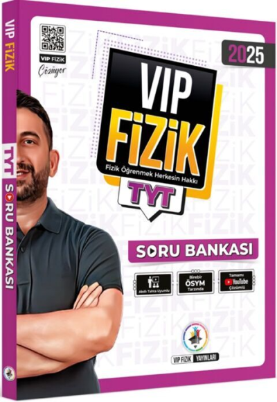 2025 TYT Fizik Soru Bankası Vip Fizik Yayınları Panda Fotokopi & Baskı Merkezi