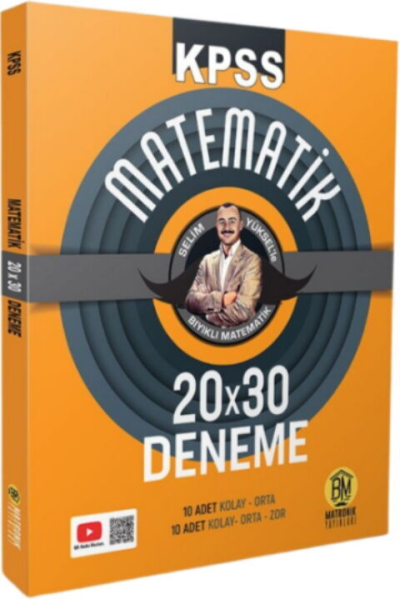 2026 KPSS Matematik 20 x 30 Deneme Bıyıklı Matematik Panda Fotokopi & Baskı Merkezi