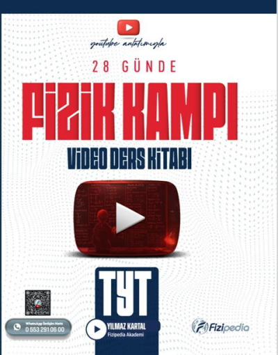 TYT Fizik 28 Günde Video Ders Kitabı Fizipedia Yayınları Panda Fotokopi & Baskı Merkezi
