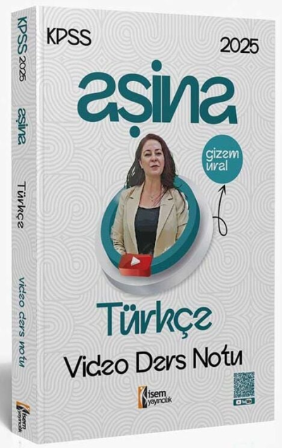 2025 KPSS Türkçe Aşina Video Ders Notu İsem Yayınları Panda Fotokopi & Baskı Merkezi