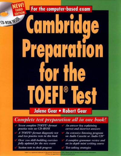 CAMBRIDGE PREPARATION FOR THE TOEFL TEST Panda Fotokopi & Baskı Merkezi