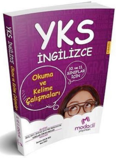 YKS 10. ve 11. Sınıflar İçin İngilizce Okuma ve Kelime Çalışmaları Panda Fotokopi & Baskı Merkezi