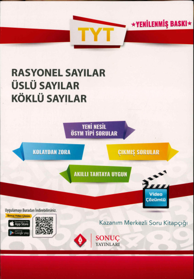 TYT RASYONEL - ÜSLÜ- KÖKLÜ SAYILAR SORU KİTAPÇIĞI Panda Fotokopi & Baskı Merkezi