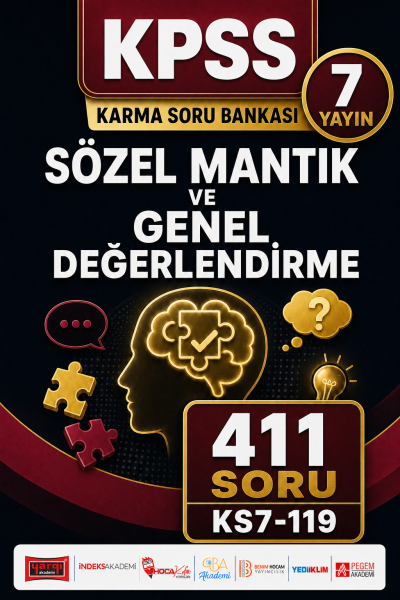 Sözel Mantık ve Genel Değerlendirme 7 Yayın 411 Soru Panda Fotokopi & Baskı Merkezi