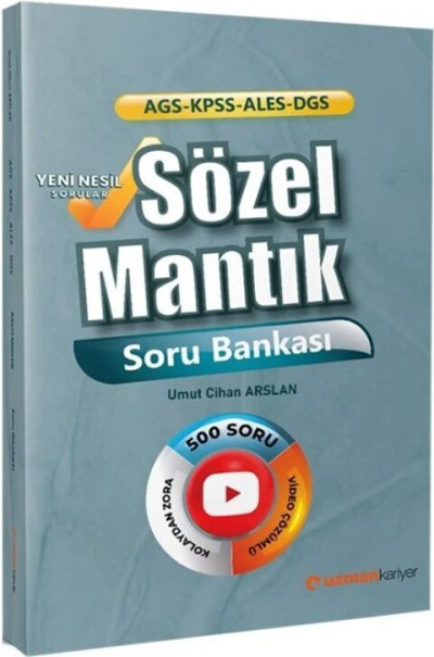 KPSS MEB AGS ALES DGS Sözel Mantık Soru Bankası Uzman Kariyer Panda Fotokopi & Baskı Merkezi