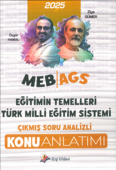 2025 MEB AGS Eğitimin Temelleri ve Türk Milli Eğitim Sistemi Çıkmış Soru Analizli Konu Anlatımı Dizgi Kitap Panda Fotokopi & Baskı Merkezi