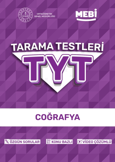 TYT Tarama Testleri Coğrafya MEBİ OGM