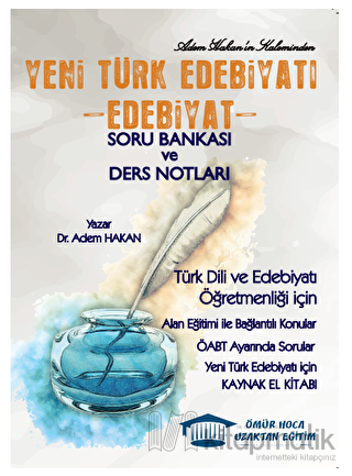 ÖABT YENİ TÜRK EDEBİYATI EDEBİYAT SORU BANKASI VE DERS NOTLARI Panda Fotokopi & Baskı Merkezi