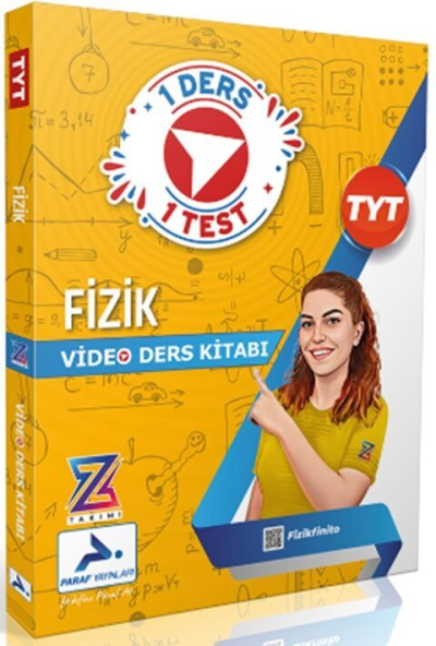 Fizikfinito Paraf Z Takımı TYT Fizik Video Ders Anlatım Kitabı Prf Paraf Yayınları Panda Fotokopi & Baskı Merkezi