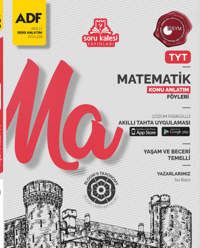 Soru Kalesi Yayınları TYT Matematik ADF Konu Anlatım Föyleri Panda Fotokopi & Baskı Merkezi