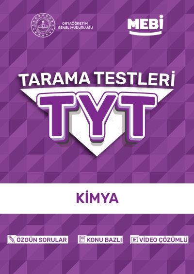 TYT Tarama Testleri Kimya MEBİ OGM Panda Fotokopi & Baskı Merkezi