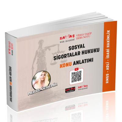 Adli İdari Hakimlik HMGS Sosyal Sigortalar Hukuku Video Takip Ders Notu Konu Anlatımı Savaş Yayınları Panda Fotokopi & Baskı Merkezi