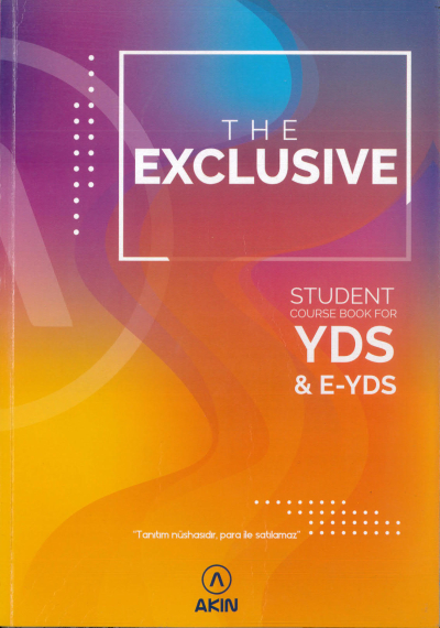 THE EXCLUSIVE STUDENT COURSE BOOK FOR YDS & E-YDS Panda Fotokopi & Baskı Merkezi