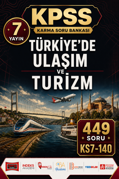 Türkiye’de Ulaşım ve Turizm 7 Yayın 449 Soru
